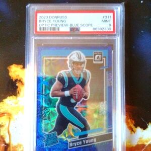 Bryce Young RR Donruss Optic Preview